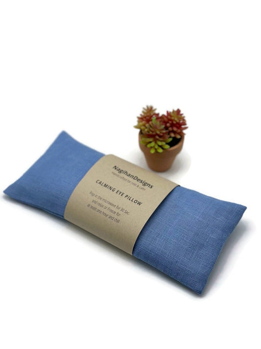 100% linen Calming Flaxseed Eye Pillow