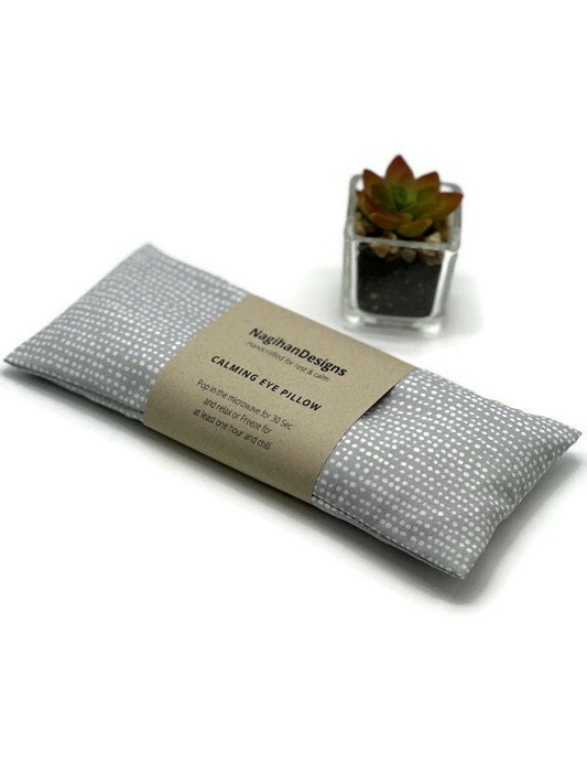 100% cotton Calming Flaxseed Eye Pillow