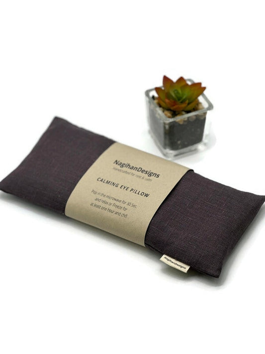 100% Linen Calming Flaxseed Eye Pillow